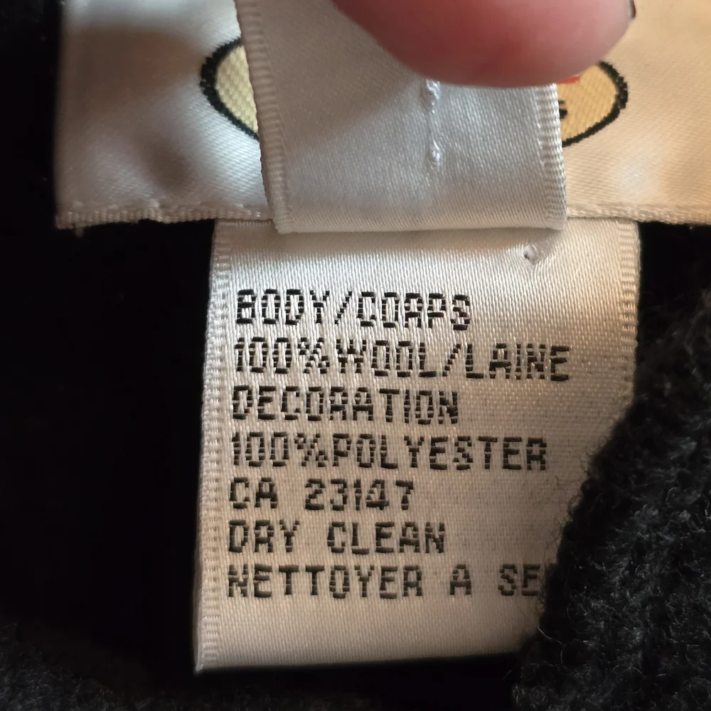 Talbots Vintage Cardigan Button Front with Red/Green Floral Embroidery, Sz M - Picture 8 of 8